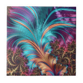 Abstracte kleurrijke glorieuze doezelaar - prachti tegeltje (Voorkant)