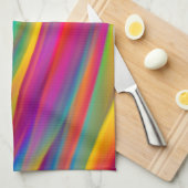 Abstracte kleurrijke gradiënten theedoek (Quarter Fold)