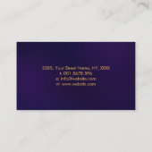 Abstracte Kleurrijke inktspettervlinder Visitekaartje (Achterkant)