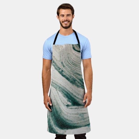 Abstracte kleurrijke keuken Schort (Gedragen)