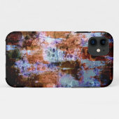 Abstracte kleurrijke kunstflorale grunge textuur Case-Mate iPhone case (Achterkant (horizontaal))