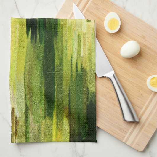 Abstracte kleurrijke kunstkeukenhanddoeken theedoek (Quarter Fold)