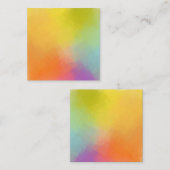 Abstracte kleurrijke lege Sjabloon Elegant aangepa (Voorkant / Achterkant)