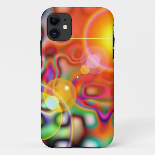 abstracte, kleurrijke lichte draagtas Case-Mate iPhone case (Achterkant)
