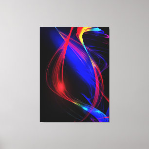 Abstracte Kleurrijke Lichten Canvas Print