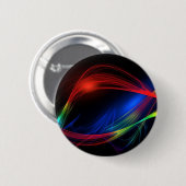 Abstracte kleurrijke lichten ronde button 5,7 cm (Voorkant /achterkant)