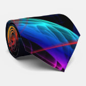 Abstracte kleurrijke lichten stropdas (Opgerold)