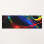 Abstracte kleurrijke lichten - yogamat (Voorkant (horizontaal))