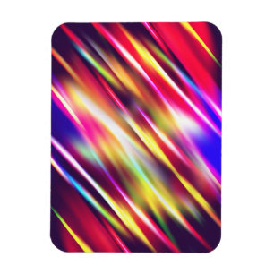 Abstracte kleurrijke lijnen magneet