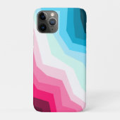 Abstracte kleurrijke magenta ijsblauwe cyaan minim Case-Mate iPhone case (Achterkant)