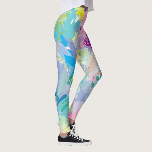 Abstracte kleurrijke moderne, comfortabele Legging (Rechts)