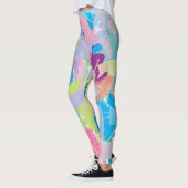 Abstracte kleurrijke moderne, comfortabele Legging (Links)