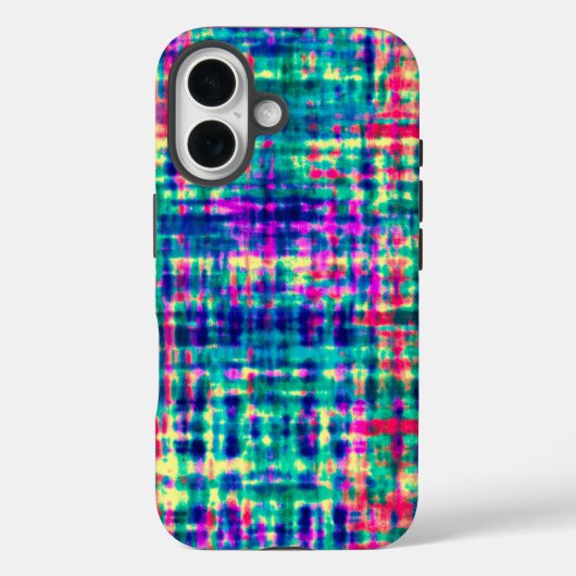 Abstracte kleurrijke moderne tie kleurstof patroon Case-Mate iPhone case (Achterkant)