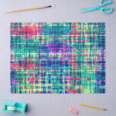 Abstracte kleurrijke moderne tie kleurstof patroon tissuepapier (Craft)