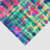 Abstracte kleurrijke moderne tie kleurstof patroon tissuepapier (Detail)