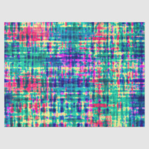 Abstracte kleurrijke moderne tie kleurstof patroon tissuepapier