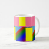 Abstracte kleurrijke Mok (Voorkant rechts)