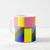 Abstracte kleurrijke Mok (Voorkant links)