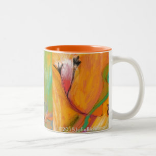 Abstracte kleurrijke MOK van Floral