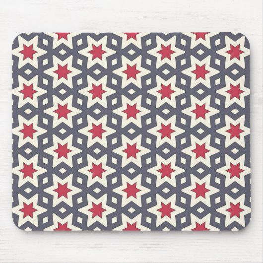Abstracte kleurrijke Mousepad Muismat (Voorkant)