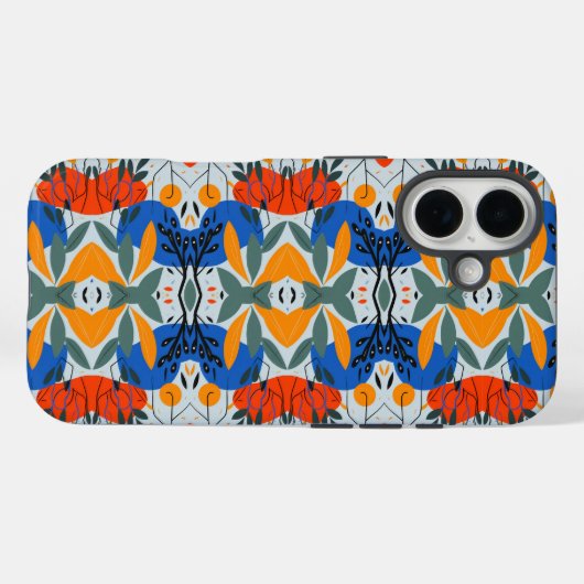 Abstracte Kleurrijke Natuur Case-Mate iPhone Case (Achterkant (horizontaal))