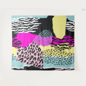 Abstracte kleurrijke organische vormen modern patr wandkleed (Voorkant (horizontaal))