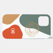 Abstracte kleurrijke organische vormen samenstelli Case-Mate iPhone case (Achterkant (horizontaal))