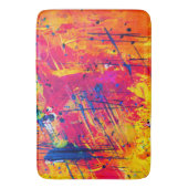 Abstracte kleurrijke plakband badmat (Voorkant Verticaal)