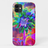 Abstracte kleurrijke psychedelische chakra zonnebl Case-Mate iPhone case (Achterkant)
