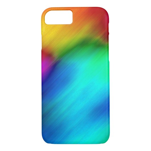 Abstracte Kleurrijke Regenboog Tie Dye Case-Mate iPhone Case (Achterkant)