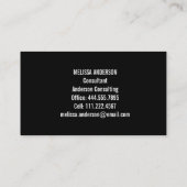 Abstracte Kleurrijke Regenboog Tie Dye Visitekaart Visitekaartje (Achterkant)