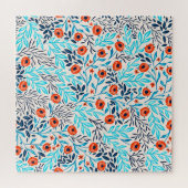 Abstracte Kleurrijke Rozen:  Bloemen Legpuzzel (Horizontaal)