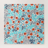 Abstracte Kleurrijke Rozen: Bloemen Legpuzzel (Verticaal)