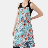 Abstracte Kleurrijke Rozen:  Bloemen Schort (Insitu)