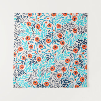 Abstracte Kleurrijke Rozen: Bloemen Wandkleed
