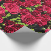 Abstracte kleurrijke Rozen Garden Elegant Floral Cadeaupapier (Hoek)