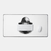 Abstracte Kleurrijke Schildpad met Planet Earth Bureaumat (Keyboard & Muis)