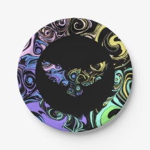 Abstracte kleurrijke spiralen