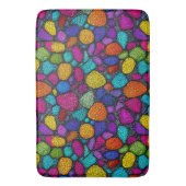 Abstracte kleurrijke stenen badmat (Voorkant Verticaal)