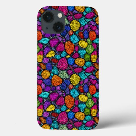 Abstracte kleurrijke stenen Case-Mate iPhone case (Achterkant)
