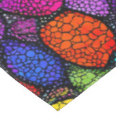 Abstracte kleurrijke stenen tafelkleed (Gekanteld)