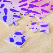 Abstracte kleurrijke stip legpuzzel (Zijkant)