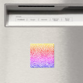 Abstracte kleurrijke Stippen Magneet (Insitu (Vaatwasser))