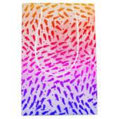 Abstracte Kleurrijke Stippen Medium Cadeauzakje (Voorkant)