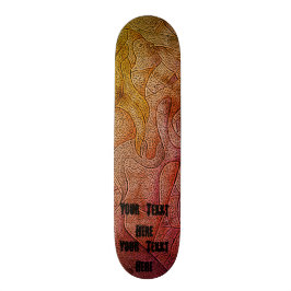 abstracte kleurrijke straatstijl skateboard