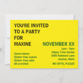 Abstracte Kleurrijke Streep Feest Globale Vredesom Kaart (Achterkant)