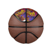 Abstracte kleurrijke strijders / basketbal (Rechts)
