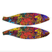 Abstracte kleurrijke strijders / basketbal (Panelen)