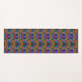 Abstracte kleurrijke strijders / fijngemaakt / hal yogamat (Voorkant (horizontaal))