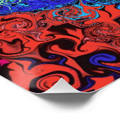 Abstracte kleurrijke strijders / fijngemaakt / perfect poster (Hoek)